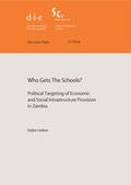 Cover: Who gets the schools? - German Institute of Development and Sustainability (IDOS) gGmbH