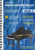 Cover: Klavier spielen lernen (Stufe 1) - BoD - Books on Demand