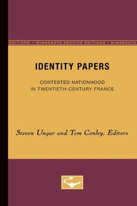 Enlarge image Cover: Identity Papers - University of Minnesota Press