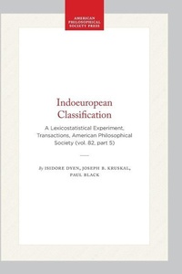 Enlarge image Cover: Indoeuropean Classification - American Philosophical Society Press