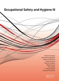 Cover: Occupational Safety and Hygiene III - CRC Press