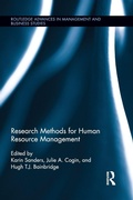 Cover: Research Methods for Human Resource Management - Routledge