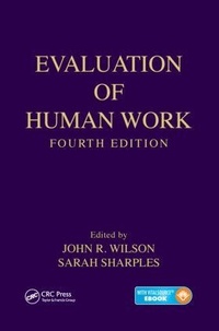 Enlarge image Cover: Evaluation of Human Work - CRC Press
