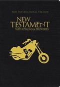 Bild: NIV, New Testament with Psalms and Proverbs, Pocket-Sized, Paperback, Black Motorcycle - International Bible Society