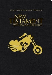 Bild: NIV, New Testament with Psalms and Proverbs, Pocket-Sized, Paperback, Black Motorcycle - International Bible Society