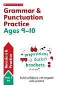 Cover: Grammar and Punctuation Practice Ages 9-10 - Scholastic