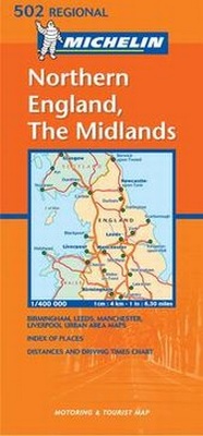 Abbildung von: Midlands, The North - Michelin Maps