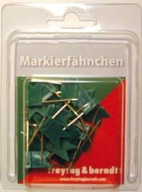 Abbildung von: Pin Fähnchen grün - Freytag-Berndt und ARTARIA