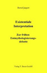 Enlarge image Cover: Existentiale Interpretation - Traugott Bautz