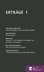 Cover: Erträge - Förderstiftung Konservative Bildung und Forschung
