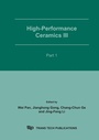 Cover: High-Performance Ceramics III - Trans Tech Publications Ltd