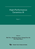 Cover: High-Performance Ceramics III - Trans Tech Publications Ltd