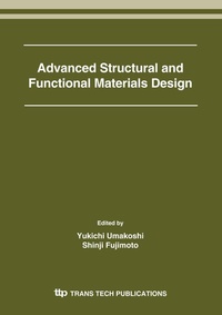 Enlarge image Cover: Advanced Structural and Functional Materials Design - Trans Tech Publications Ltd