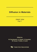 Cover: Diffusion in Materials - DIMAT2004 - Trans Tech Publications Ltd