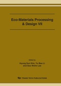 Cover: Eco-Materials Processing & Design VII - Trans Tech Publications Ltd