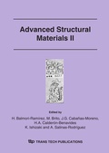 Cover: Advanced Structural Materials II - Trans Tech Publications Ltd