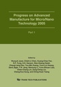 Cover: Progress on Advanced Manufacture for Micro/Nano Technology 2005 - Trans Tech Publications Ltd