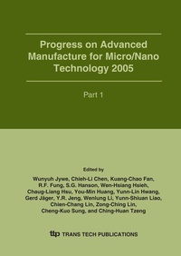 Enlarge image Cover: Progress on Advanced Manufacture for Micro/Nano Technology 2005 - Trans Tech Publications Ltd