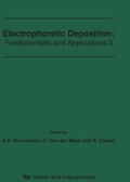 Cover: Electrophoretic Deposition: Fundamentals and Applications II - Trans Tech Publications Ltd