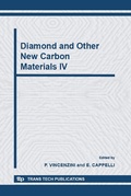 Cover: Diamond and Other New Carbon Materials IV - Trans Tech Publications Ltd