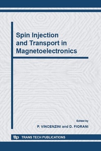 Enlarge image Cover: Spin Injection and Transport in Magnetoelectronics - Trans Tech Publications Ltd