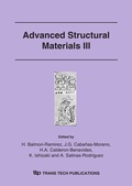 Cover: Advanced Structural Materials III - Trans Tech Publications Ltd