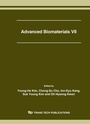 Cover: Advanced Biomaterials VII - Trans Tech Publications Ltd