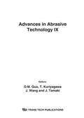 Cover: Advances in Abrasive Technology IX - Trans Tech Publications Ltd