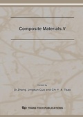 Cover: Composite Materials V - Trans Tech Publications Ltd
