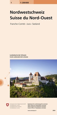 Abbildung von: 1 Landeskarte 1:200 000 - swisstopo