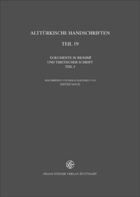 Abbildung von: Alttürkische Handschriften - Franz Steiner Verlag