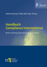 Abbildung von: Handbuch Compliance international - Erich Schmidt Verlag