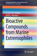 Cover: Bioactive Compounds from Marine Extremophiles - Springer