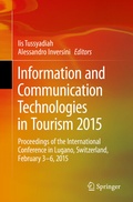 Cover: Information and Communication Technologies in Tourism 2015 - Springer