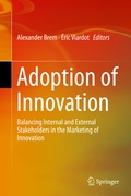 Cover: Adoption of Innovation - Springer