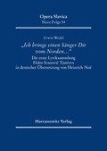 Cover: "Ich bringe einen S&auml;nger Dir vom Norden ." - Harrassowitz Verlag