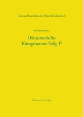 Cover: Die sumerische K&ouml;nigshymne Sulgi F - Harrassowitz Verlag