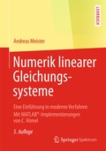 Cover: Numerik linearer Gleichungssysteme - Springer Spektrum
