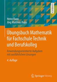 Abbildung von: Übungsbuch Mathematik für Fachschule Technik und Berufskolleg - Springer Vieweg