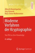 Cover: Moderne Verfahren der Kryptographie - Springer Spektrum