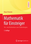 Cover: Mathematik f&uuml;r Einsteiger - Springer Spektrum