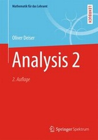 Abbildung von: Analysis 2 - Springer Spektrum