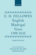 Cover: English Madrigal Verse 1588-1632 - Oxford University Press
