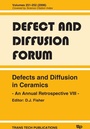 Cover: Defects and Diffusion Ceramics Abstracts - Trans Tech Publications Ltd