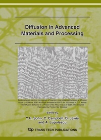 Enlarge image Cover: Diffusion in Advanced Materials and Processing - Trans Tech Publications Ltd