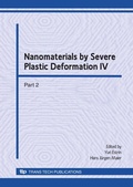 Cover: Nanomaterials by Severe Plastic Deformation IV - Trans Tech Publications Ltd