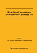Cover: Ultra Clean Processing of Semiconductor Surfaces VIII - Trans Tech Publications Ltd