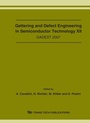 Cover: Gettering and Defect Engineering in Semiconductor Technology XII - Trans Tech Publications Ltd