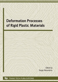 Enlarge image Cover: Deformation Processes of Rigid Plastic Materials - Trans Tech Publications Ltd