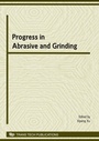 Cover: Progress in Abrasive and Grinding Technology - Trans Tech Publications Ltd